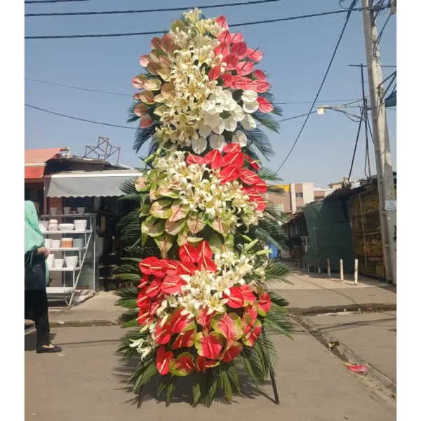 تاج گل سه طبقه کد 3044