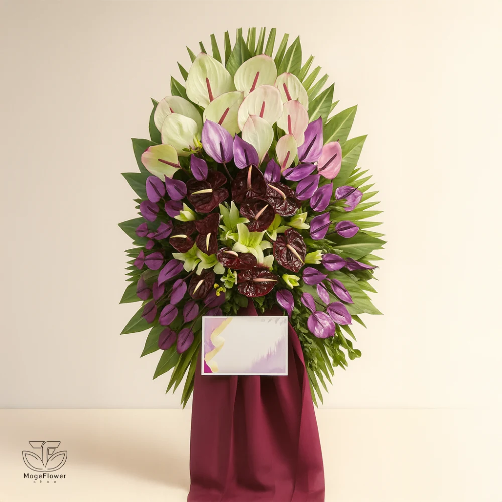 تاج گل برای تبریک کد 1010