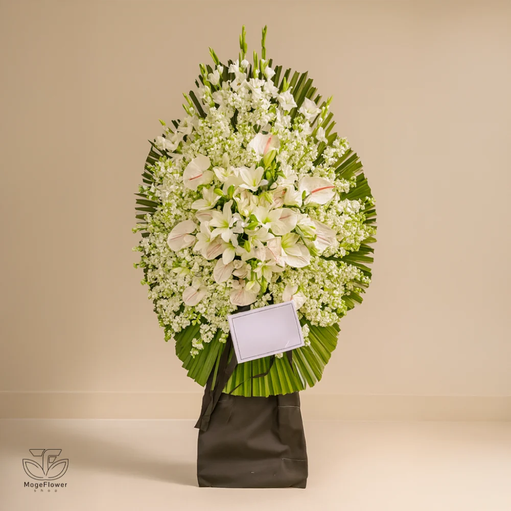 تاج گل یک طبقه کد 3006