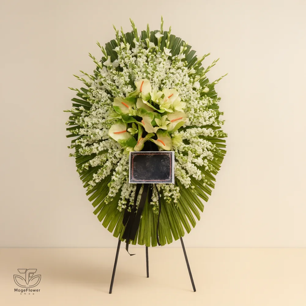 تاج گل یک طبقه کد 3009