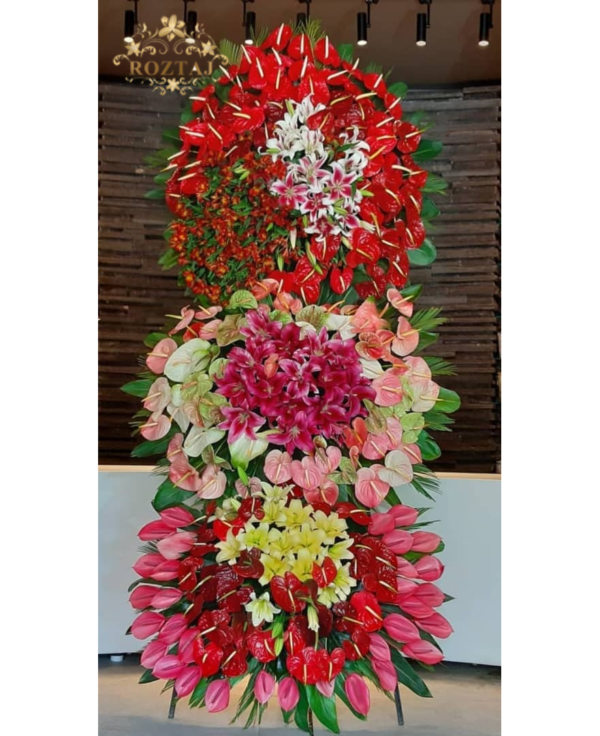 تاج گل سه طبقه نمایشگاه - Image 2