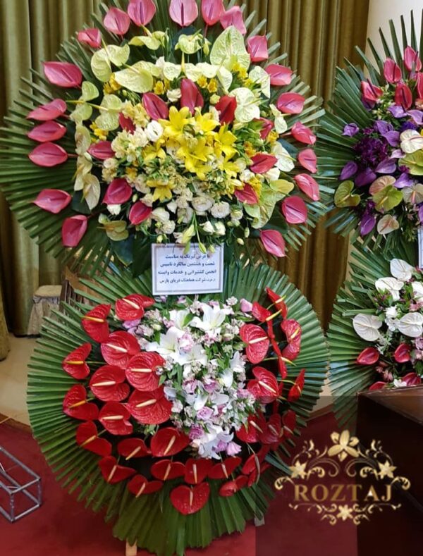 تاج گل انتریم لیلیم برای برند ها و مجموعه های بزرگ قیمت پنج دویست