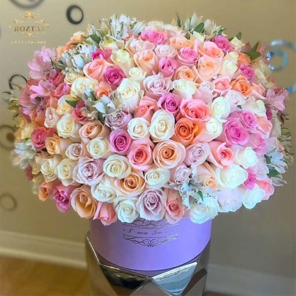 سبد گل هدیه برای تبریک عروسی و تولد نوزاد