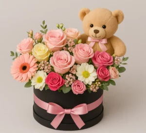 باکس گل ترکیبی برای تولد