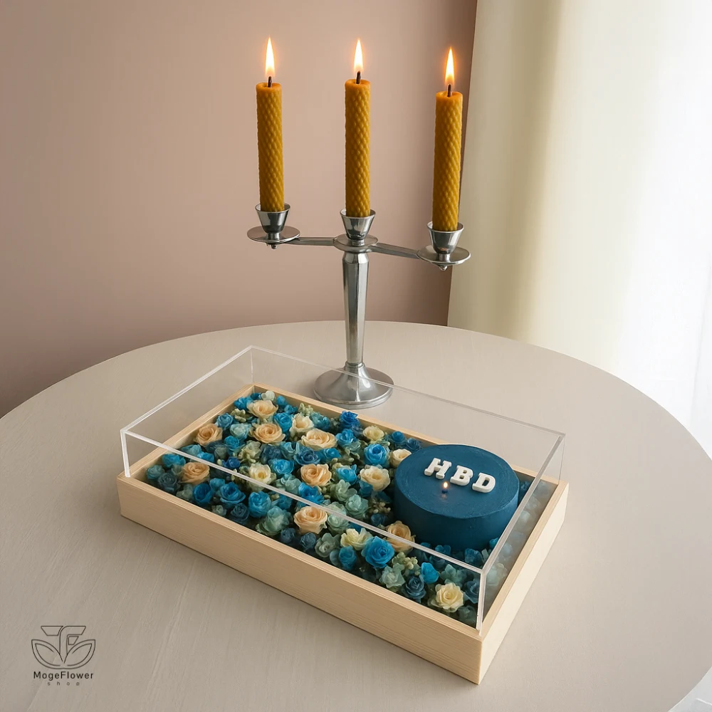 باکس گل تولد کد 3206