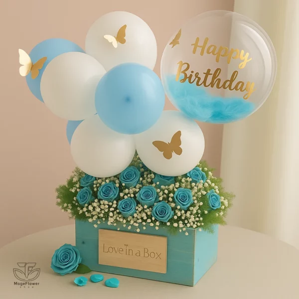 باکس گل تولد کد 3210