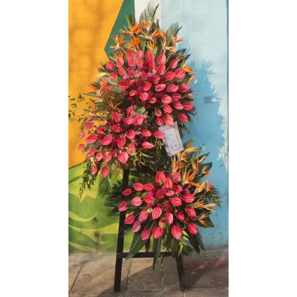 تاج گل سه طبقه کد 3240 - Image 2