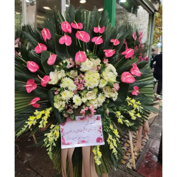 تاج گل یک طبقه کد 3289