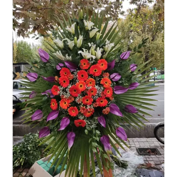 تاج گل یک طبقه کد 3320