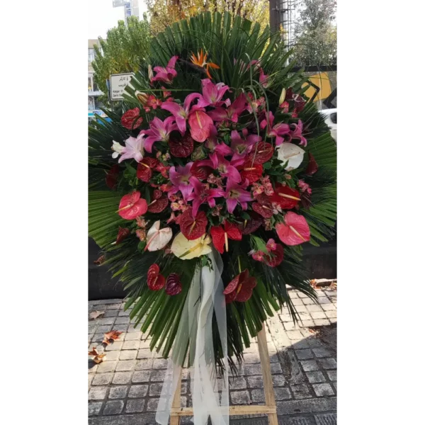 تاج گل یک طبقه کد 3374