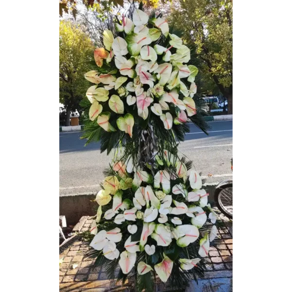 تاج گل دو طبقه کد کد 3380