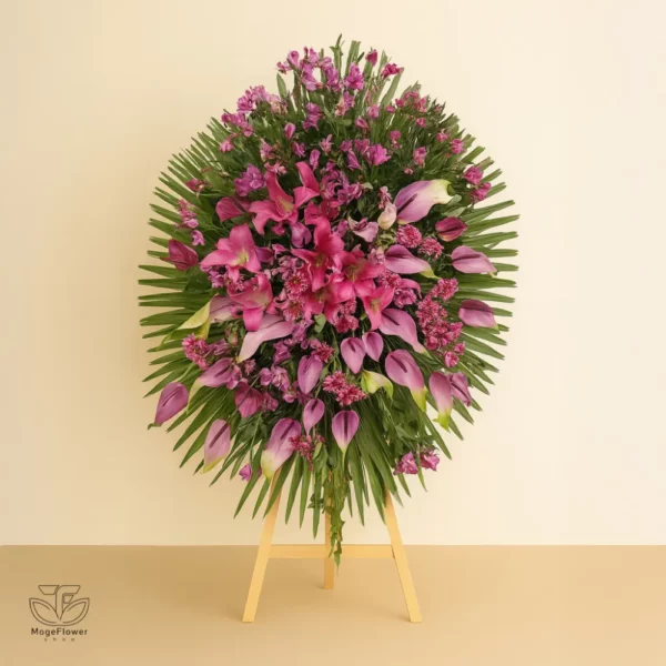 تاج گل یک طبقه کد 3330