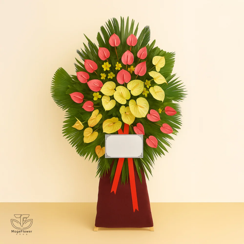 تاج گل یک طبقه کد 3335