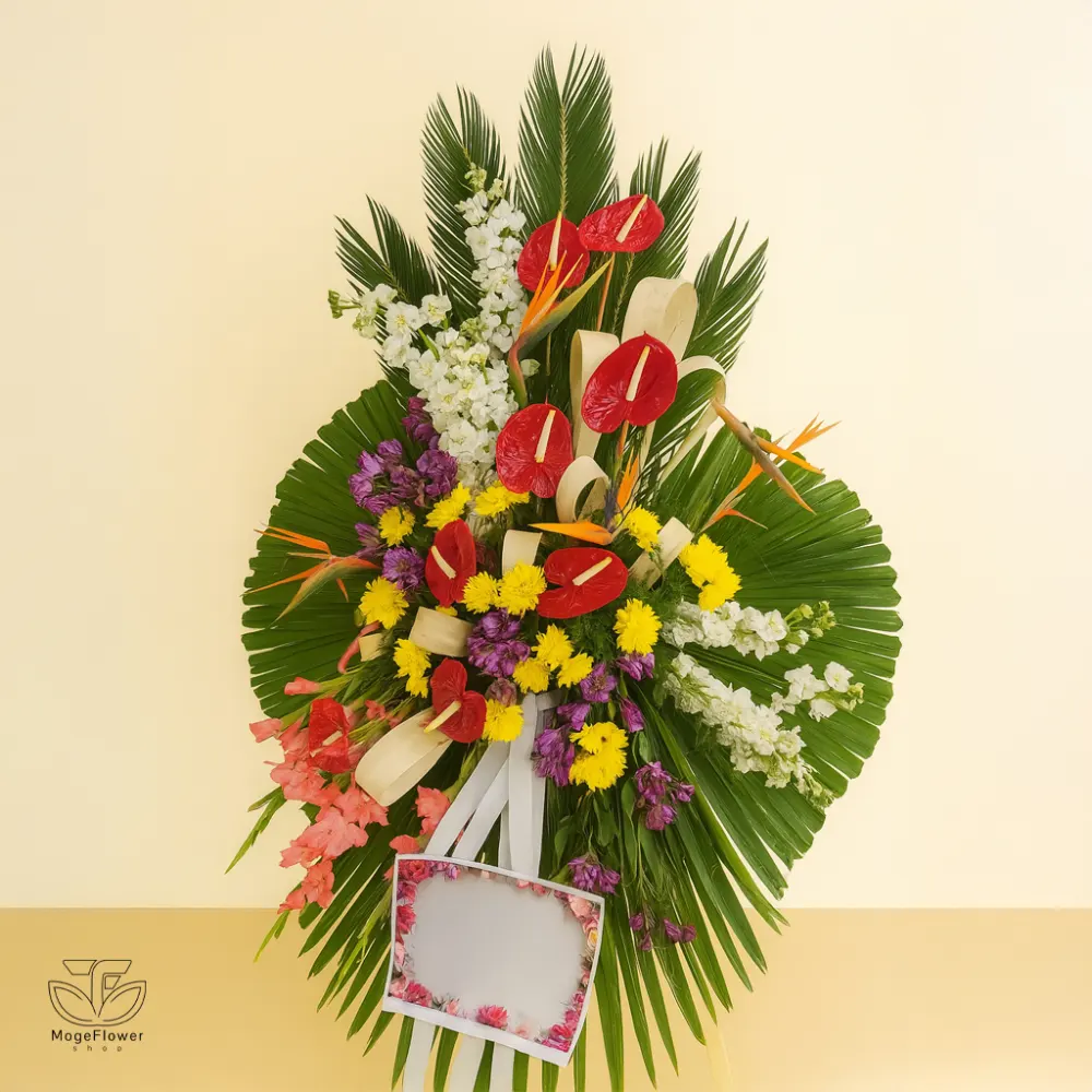 تاچ گل یک طبقه کد 3346