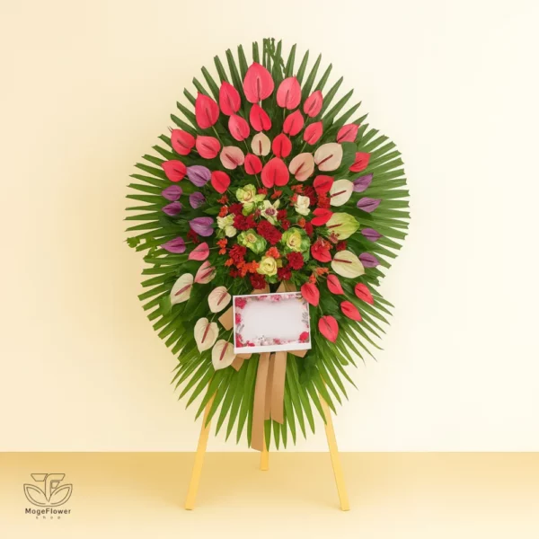 تاج گل یک طبقه کد 3358