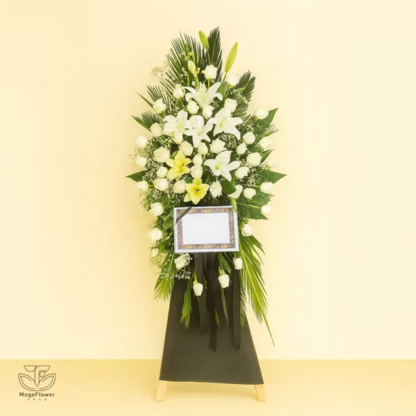 تاج گل یک طبقه کد 3390