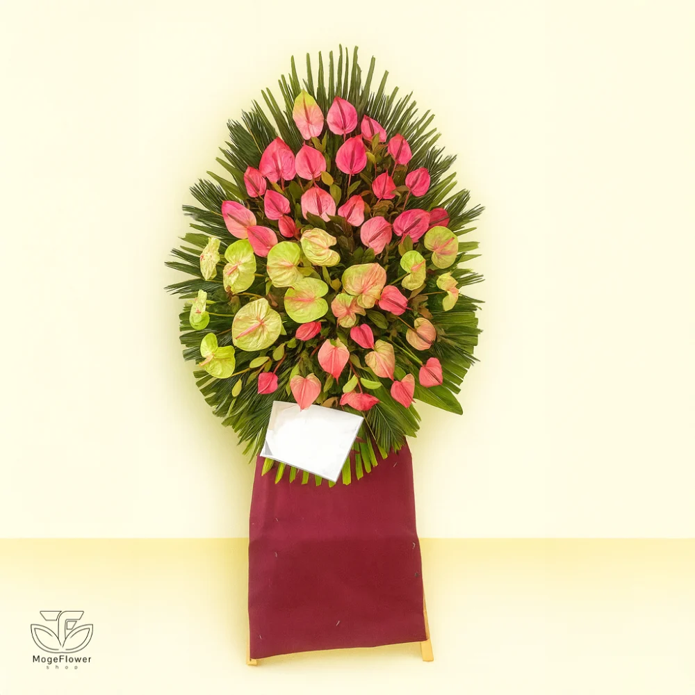 تاج گل یک طبقه کد 3452