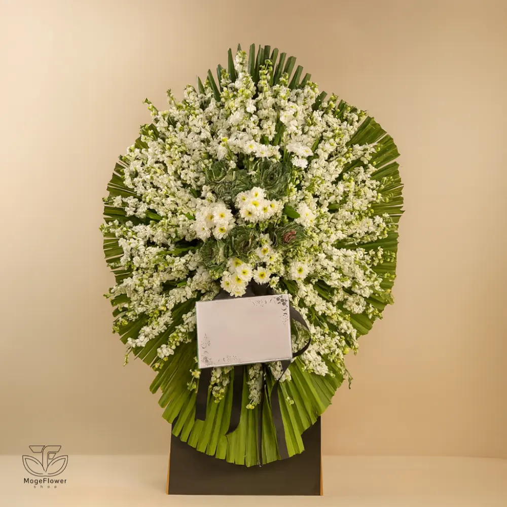 تاج گل یک طبقه کد 3566