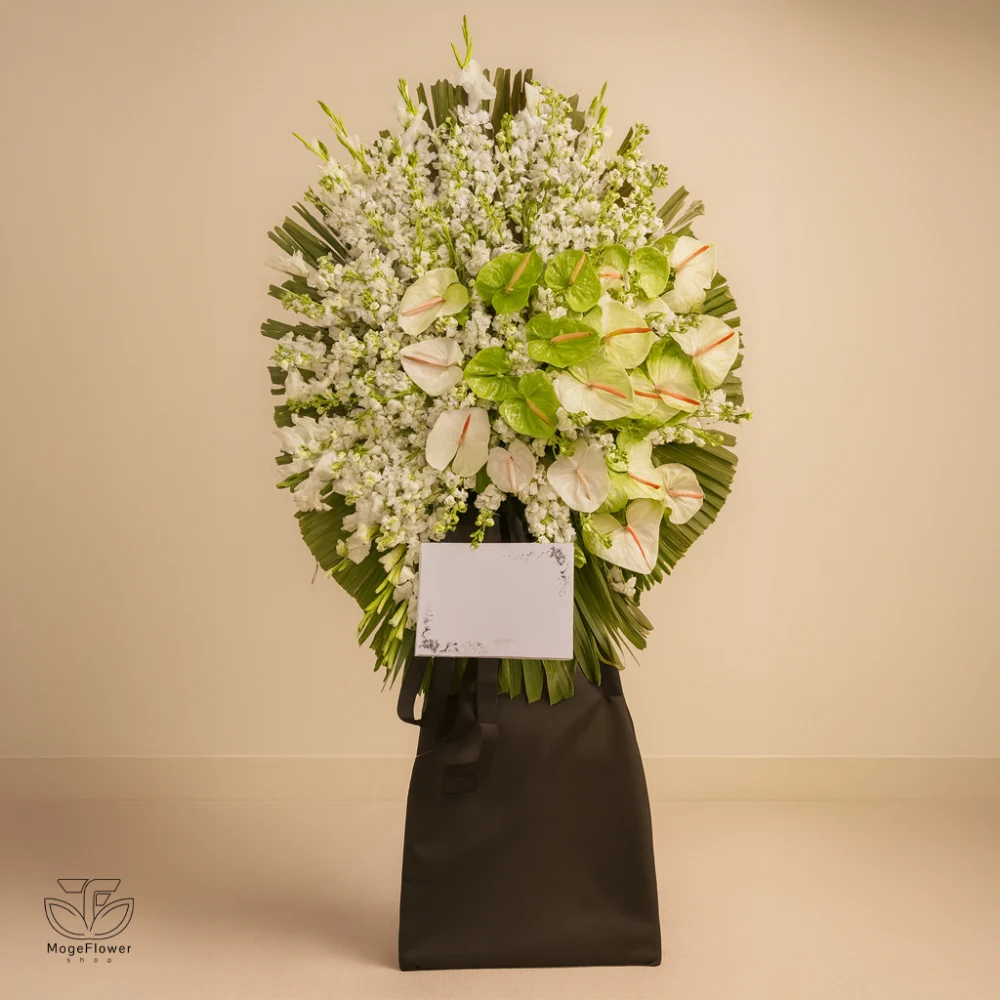 تاج گل یک طبقه کد 3567