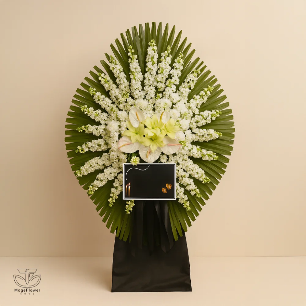 تاج گل یک طبقه کد 3572