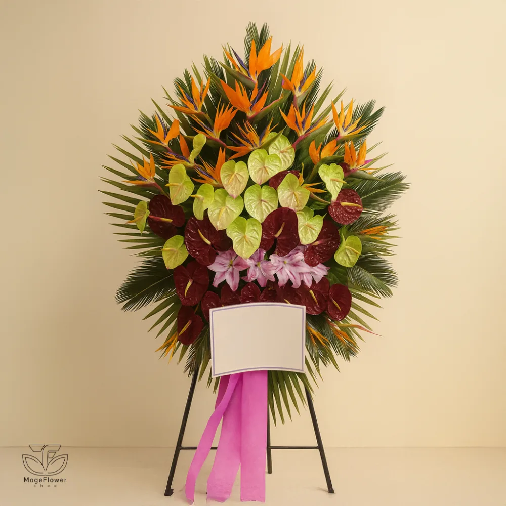 تاج گل یک طبقه کد 3573