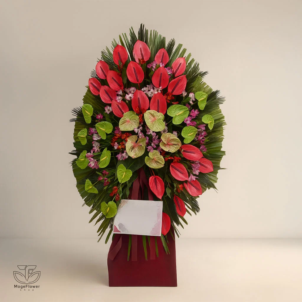 تاج گل یک طبقه کد 3586