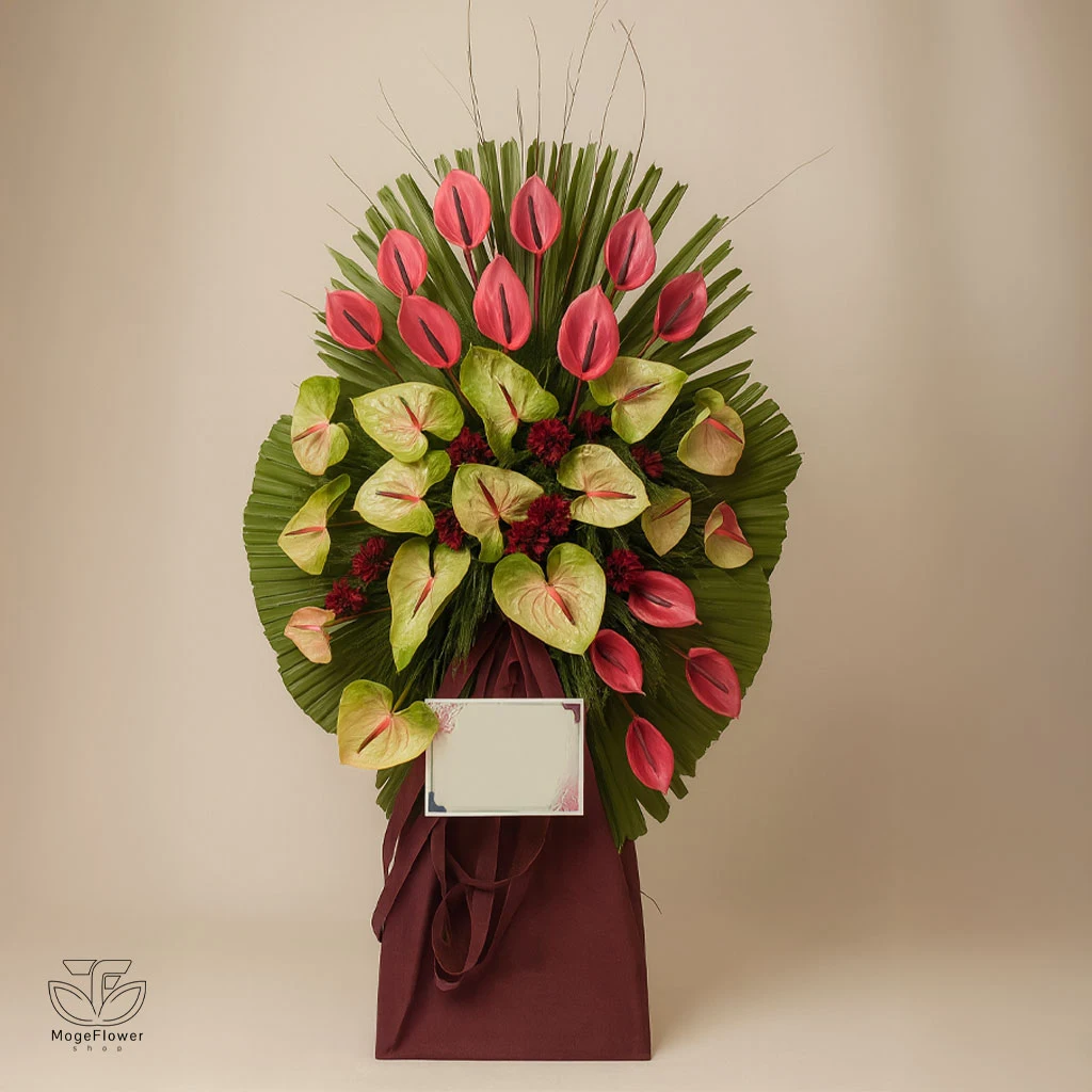 تاج گل یک طبقه کد3589